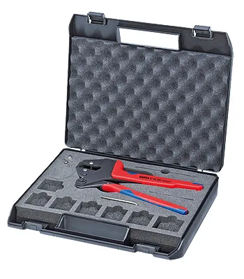 Horká Nabídka KNIPEX Víceúčelové systémové lisovací kleště v plastovém kufru
